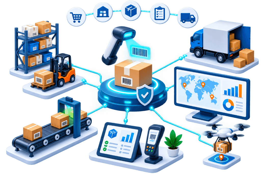 Barcodes & IoT Supply Chain Integration — Effecta ERP
