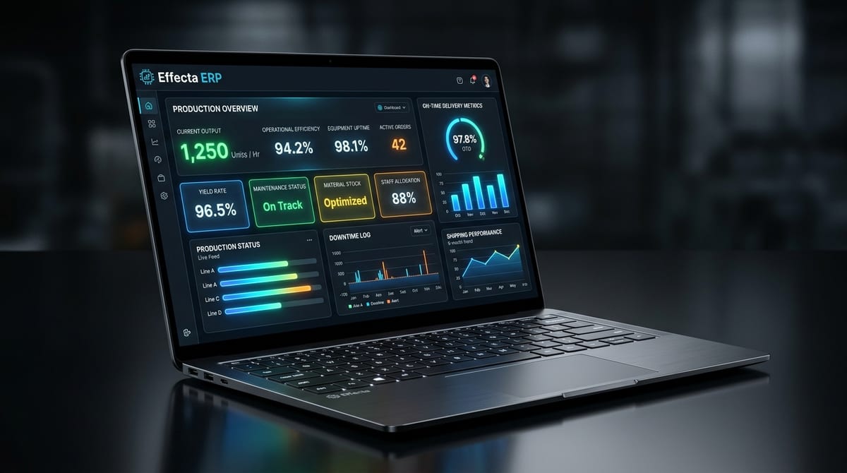 Effecta Barcodes and IoT Dashboard